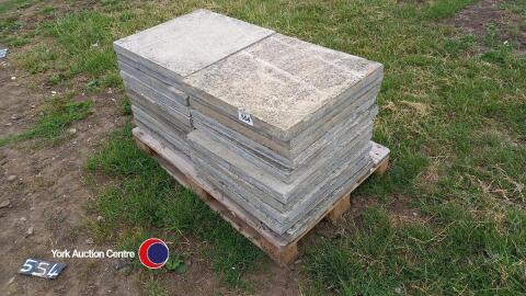 20 x 2ft x 2ft concrete paving flags