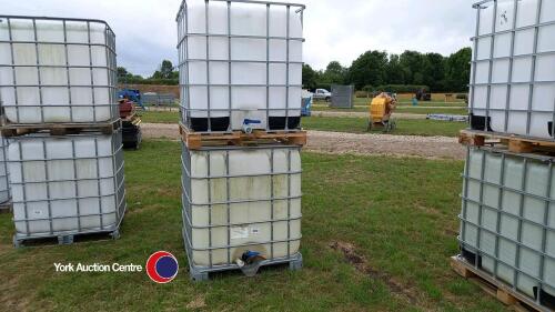 2 x 1000L IBC, 6 - 12 months old