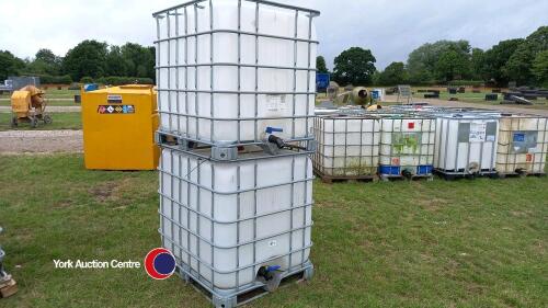 2 x 1000L IBC, 6 - 12 months old
