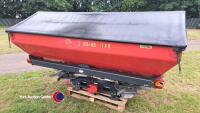 Vicon RS-XL fertiliser spreader, control box and manual in office - 2