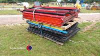 Pallet of safety fencing, various sizes