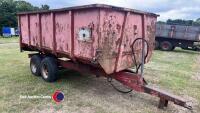 Weeks 7T tipping trailer in need of new body - 2
