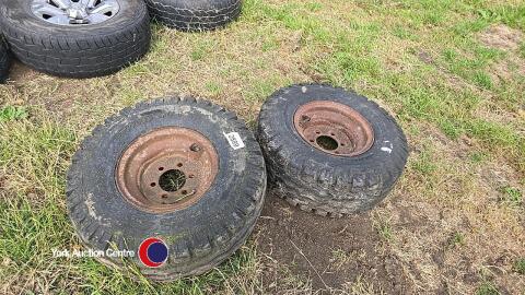 Pair of implement wheels, 10.0/80-12