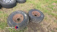 Pair of implement wheels, 10.0/80-12