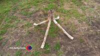 Cement mixer stand