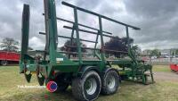 Walton 5668 Eclipse bale chaser, will collect 14 of 120x90, or 10 Hesstons or 21 minis, 2008, control box and transformer in office - 5