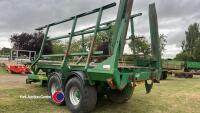Walton 5668 Eclipse bale chaser, will collect 14 of 120x90, or 10 Hesstons or 21 minis, 2008, control box and transformer in office - 6