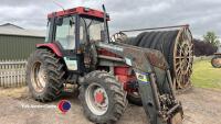 Case 895XL duo tractor, 4wd, c/w quicke 340 loader, M187TFA, key in office - 2