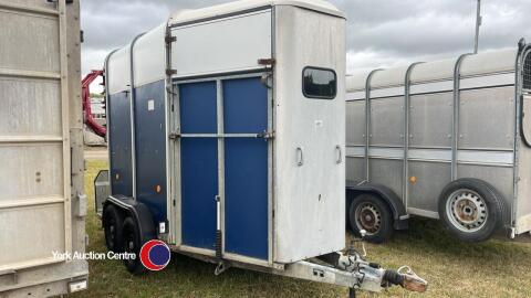 Ifor Williams HB505 twin axle horse trailer c/w aluminium floor