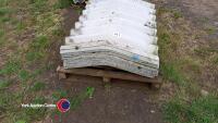 18 x cement fibre ridge sheets to suit 15deg pitch - 2