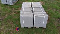 Pallet of approx 70 light Grey paving slabs, 450mm x 450mm - 2