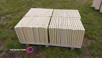 Pallet of 70 Buff paving slabs, 450mm x 450mm - 3