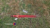 3 x big bale tines, 3ft long