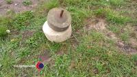 2 x small mill stones - 3