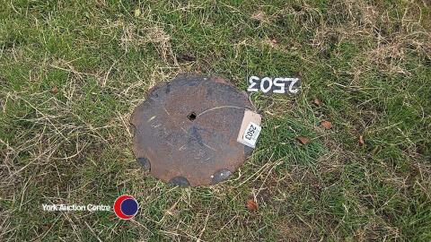 2 x Ransome disc plates, 18in, never used