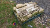 Pallet of walling stone /capping stones - 3