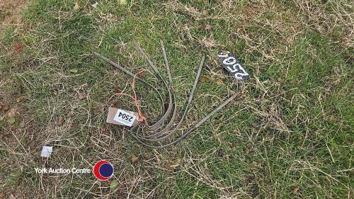 5 x Ferguson spring tines for cultivator, unused