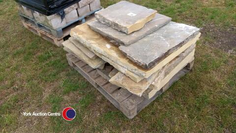 Pallet of Yorkstone flags