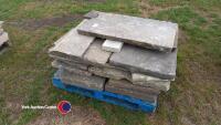 Pallet of Yorkstone flags - 2