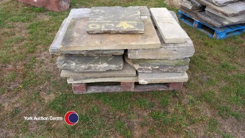 Pallet of Yorkstone flags