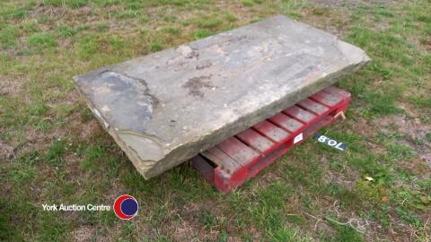 Large Yorkstone slabs