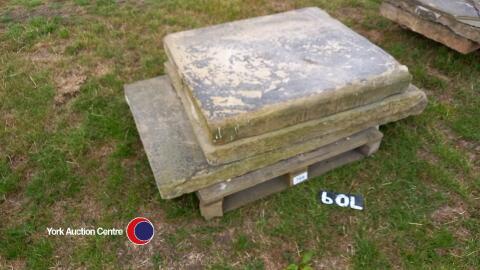 Large Yorkstone slabs