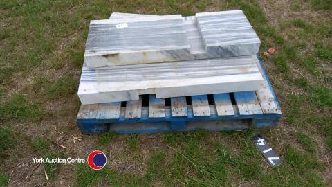 Reclaimed carrara marble