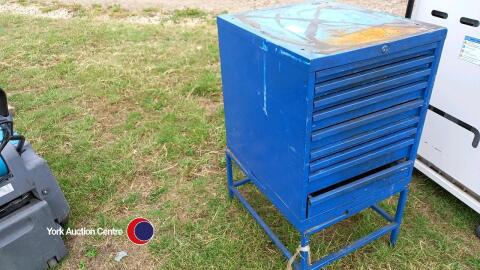 6 drawer tool box on stand