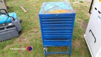 6 drawer tool box on stand - 2