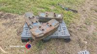 5 old Ford tractor weights