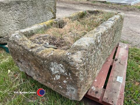 Stone trough