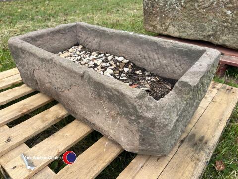 Stone trough