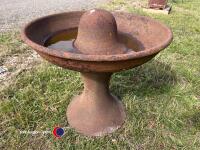 Mexican hat trough on plinth - 2