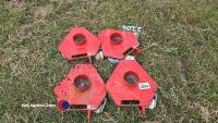 4 x machinery skates - 2