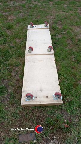 7ft x 2ft low mechanics trolley