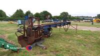 Log processing plant with elavator powered by 4 cyclinder diesel power pack - 2