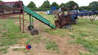 Log processing plant with elavator powered by 4 cyclinder diesel power pack - 3