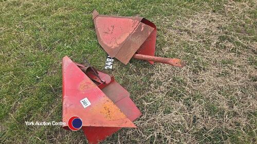 Pair of case IH combine dividers