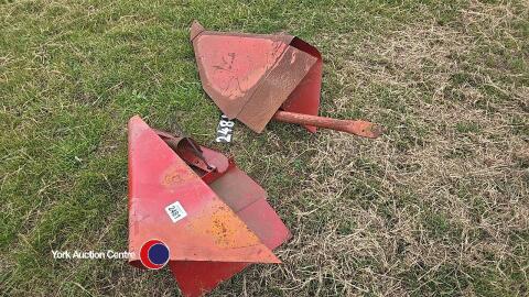 Pair of case IH combine dividers