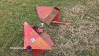 Pair of case IH combine dividers