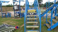 Steel walkway, 4300 long x 1400 high x 800 wide - 2