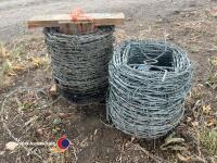 2 x reels barbed wire - 3