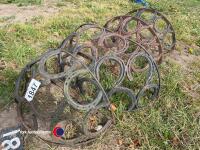 Garden horse shoe hanging baskets - 2