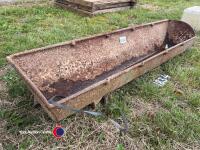 5ft old cast pig trough, used as planter - 2