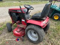Toro Wheelhorse Classic garden tractor with mower deck, key in office - 3