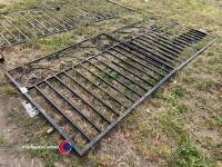 Pair of heavy iron gates, each gate measures 56ft x 48ft - 2