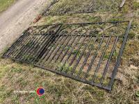 Pair of heavy iron gates, each gate measures 56ft x 48ft - 3