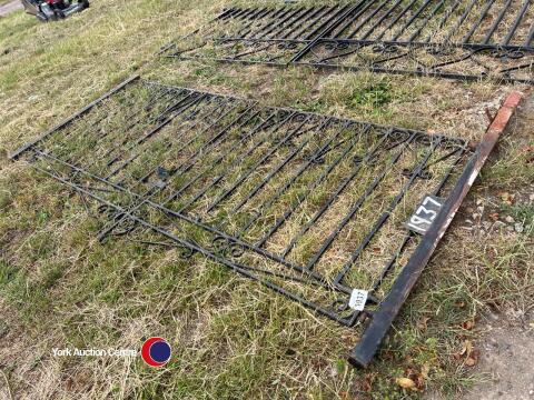 Pair of iron gates, each gate measures 46ft x 42ft