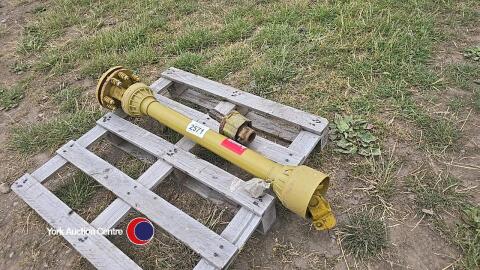 PTO tractor drive shaft, PTO free wheel, nearly new clutch, gc