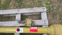 PTO tractor drive shaft, PTO free wheel, nearly new clutch, gc - 2